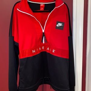 Nike Air Half-Zip Top (Red/Black/White)